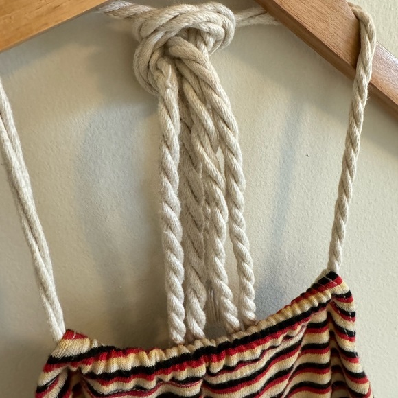 Vintage 1930s All Wool Swimaway One Piece Striped Swimsuit - Picture 8 of 17